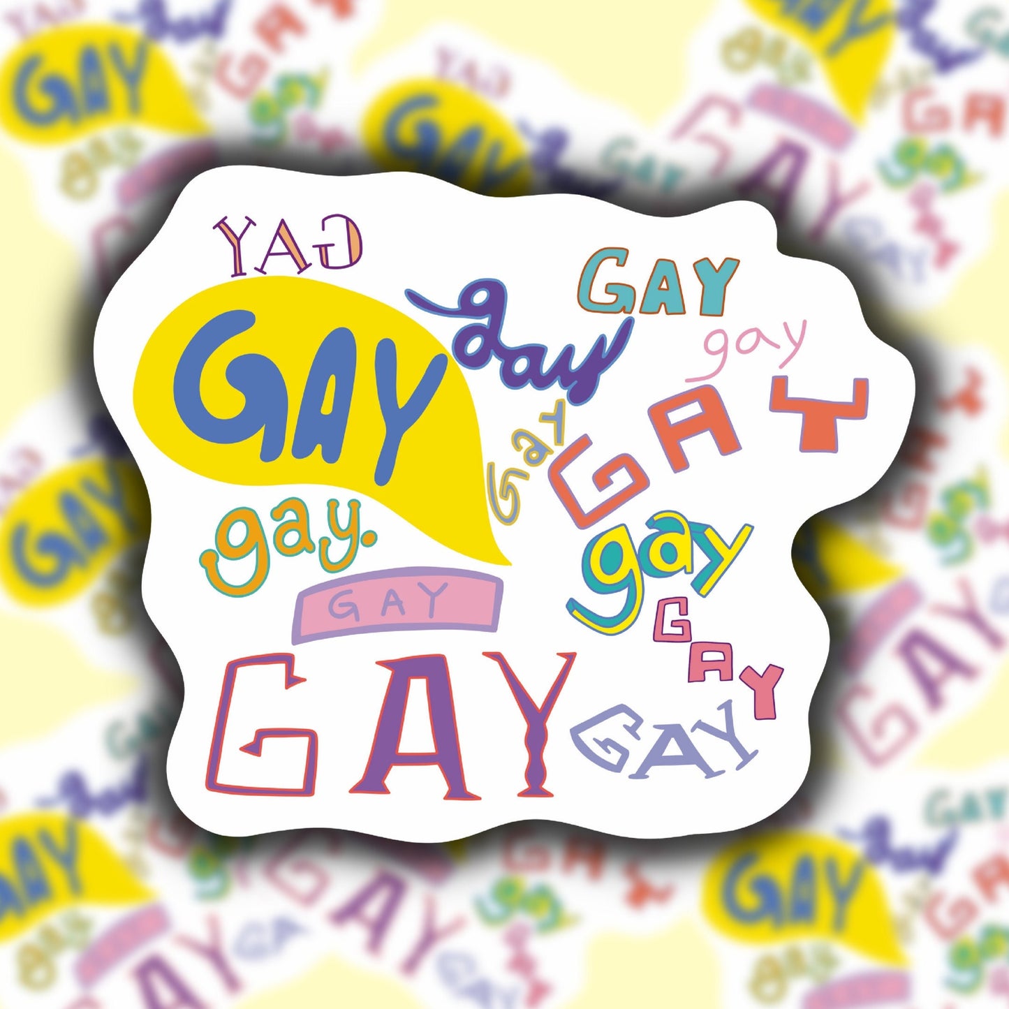 Gay Spongebob Episode Inspired Sticker