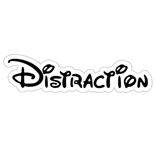 Disney Is A Distraction Sticker