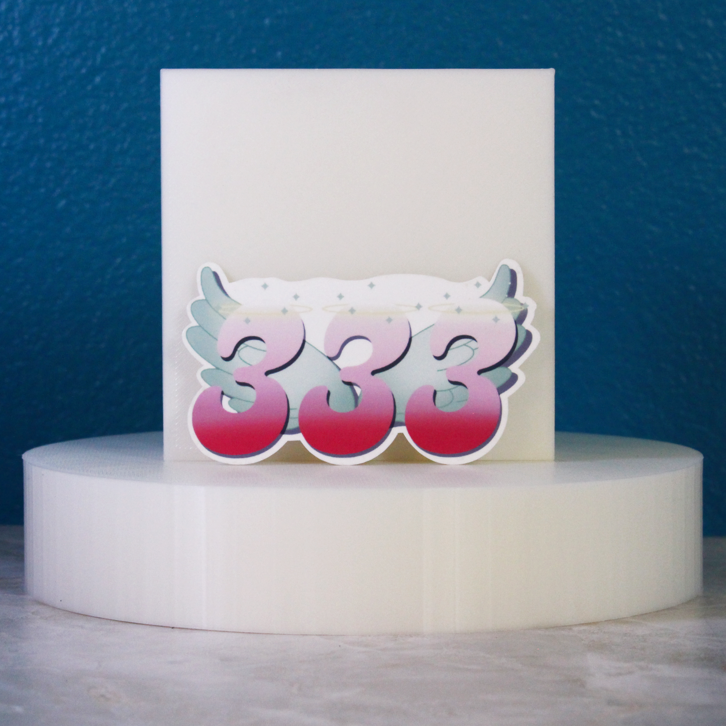 Winged Angel Number Stickers