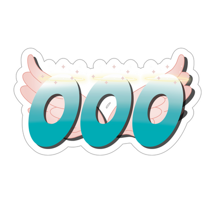 Winged Angel Number Stickers