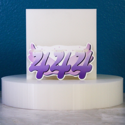 Winged Angel Number Stickers