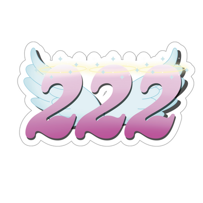 Winged Angel Number Stickers