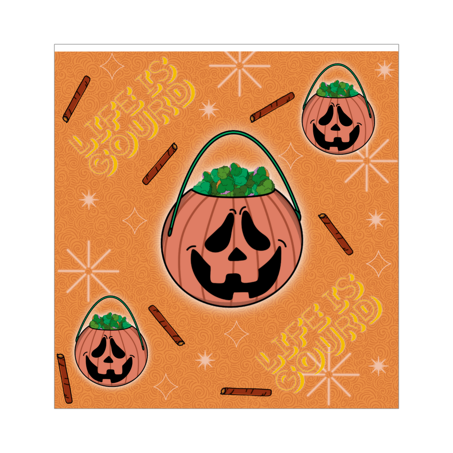 Nug Jack-O'-Lantern Lighter Wrap