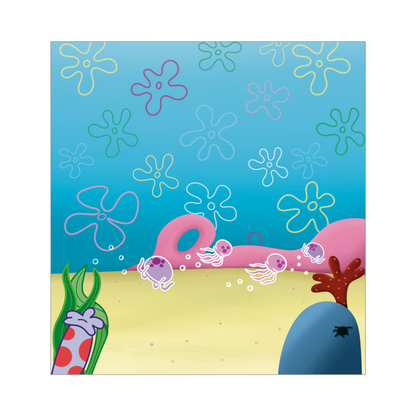 Bikini Bottom Inspired Lighter Wrap Sticker