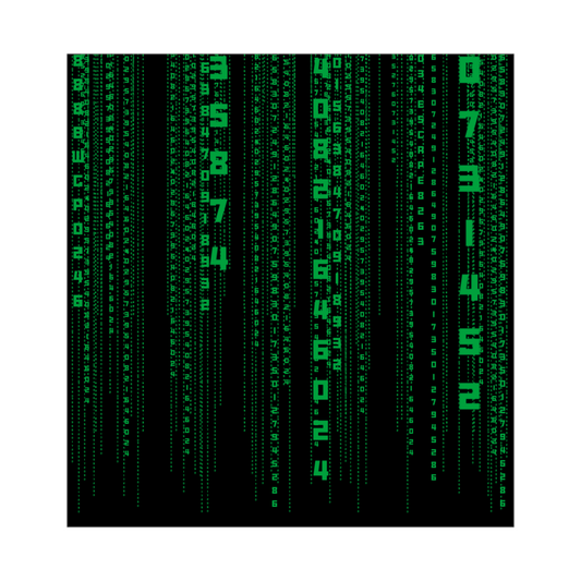 Matrix Code Lighter Wrap Sticker