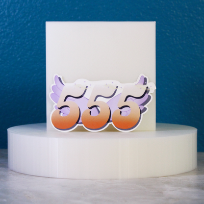 Winged Angel Number Stickers