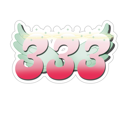 Winged Angel Number Stickers