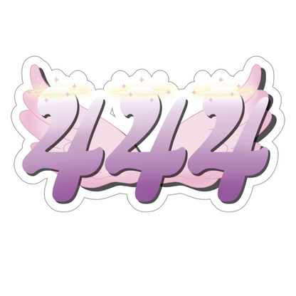 Winged Angel Number Stickers
