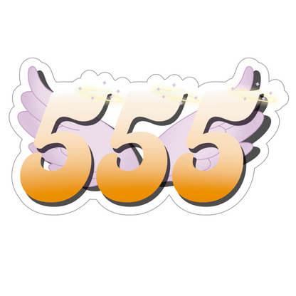Winged Angel Number Stickers