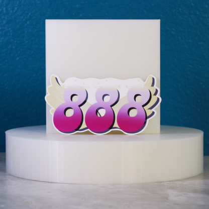 Winged Angel Number Stickers