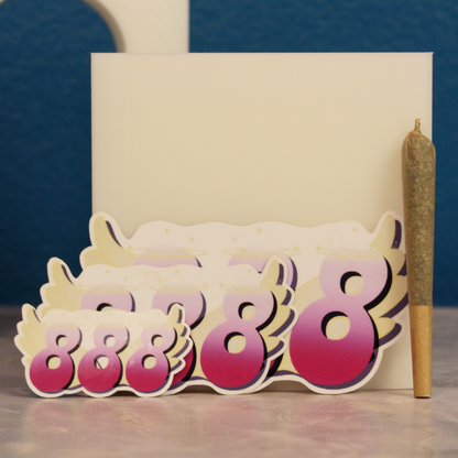 Winged Angel Number Stickers