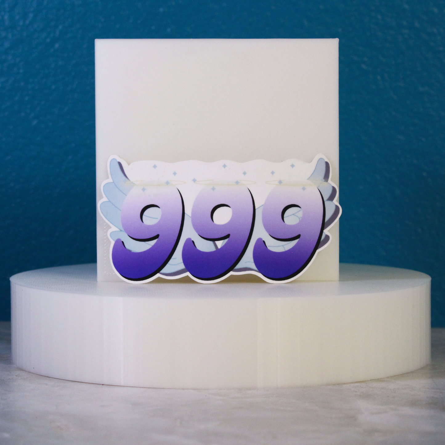 Winged Angel Number Stickers