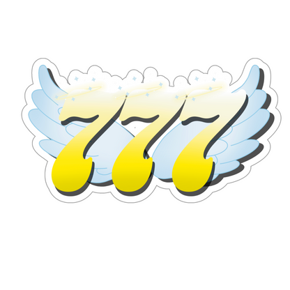 Winged Angel Number Stickers