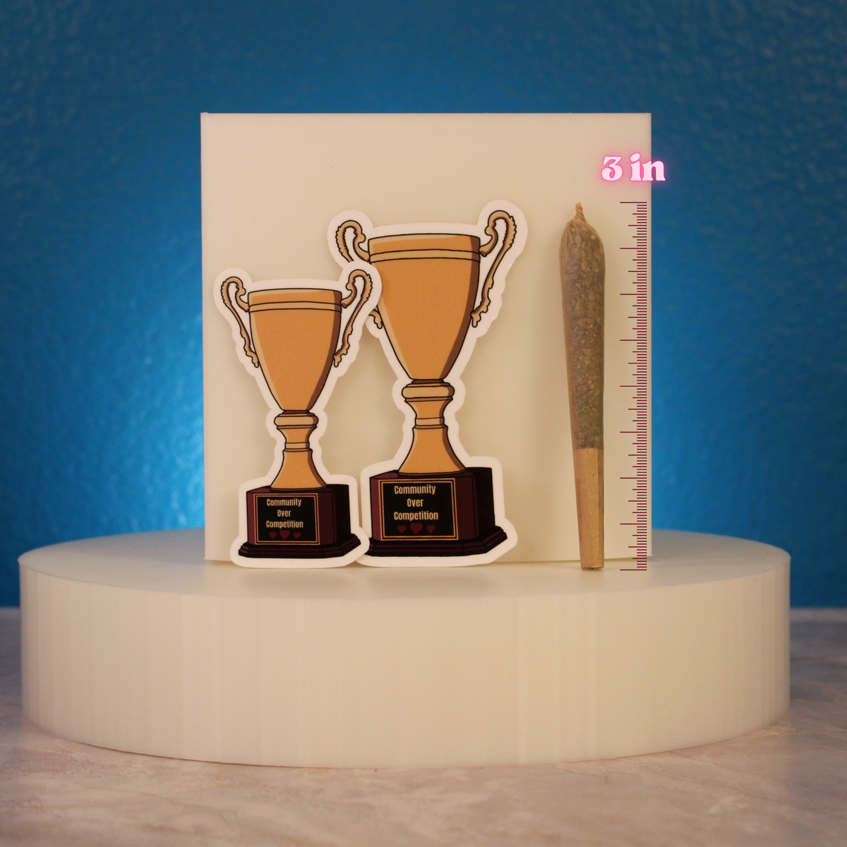Community Over Competition Sticker