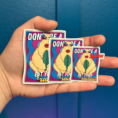Eat Your Ravioli Sticker