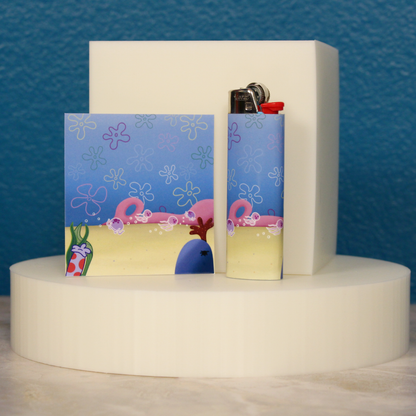 Bikini Bottom Inspired Lighter Wrap Sticker