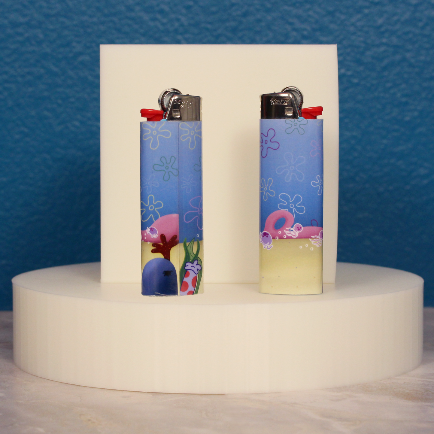 Bikini Bottom Inspired Lighter Wrap Sticker