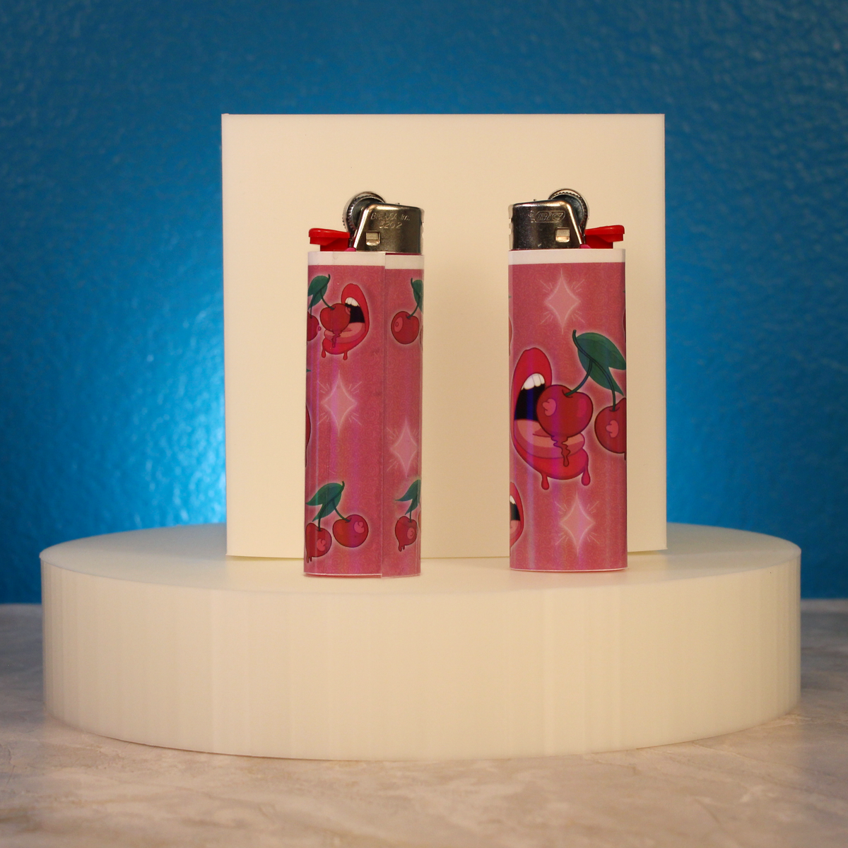 Cherry Titties Lighter Wrap Sticker