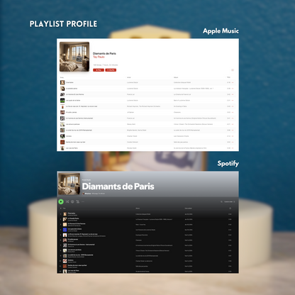 Diamants de Paris Candle + Playlist Experience