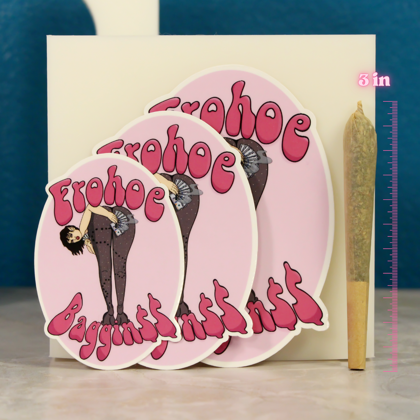 Frohoe Baggin$$ Sticker
