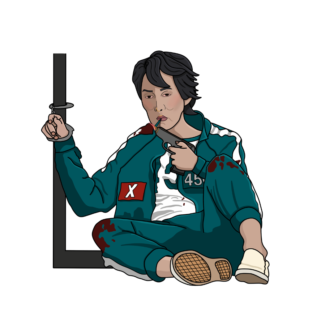 Gi-Hun Sticker