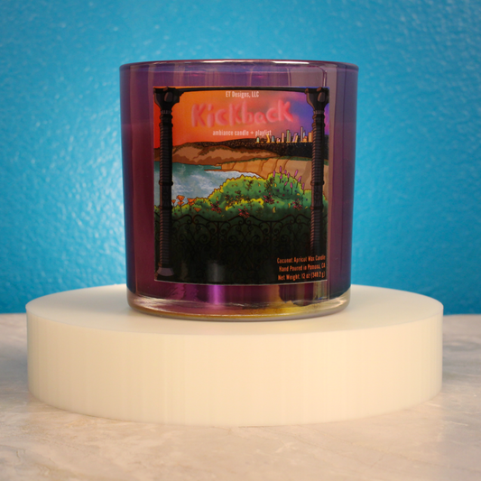 Kickback Candle + Playlist Experience