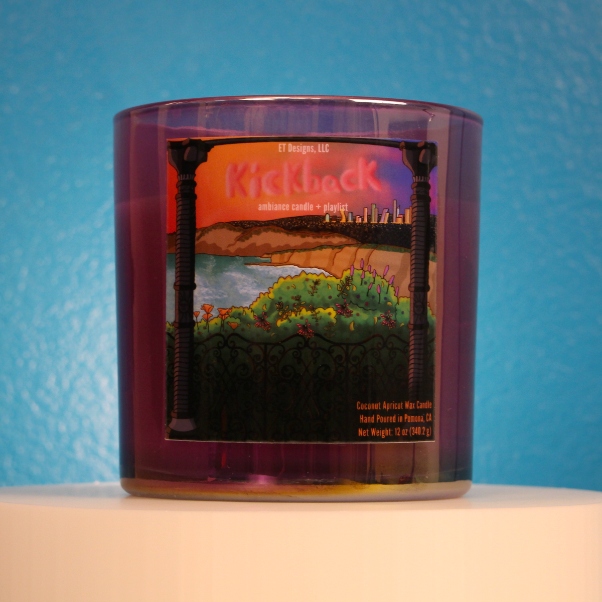 Kickback Candle + Playlist Experience