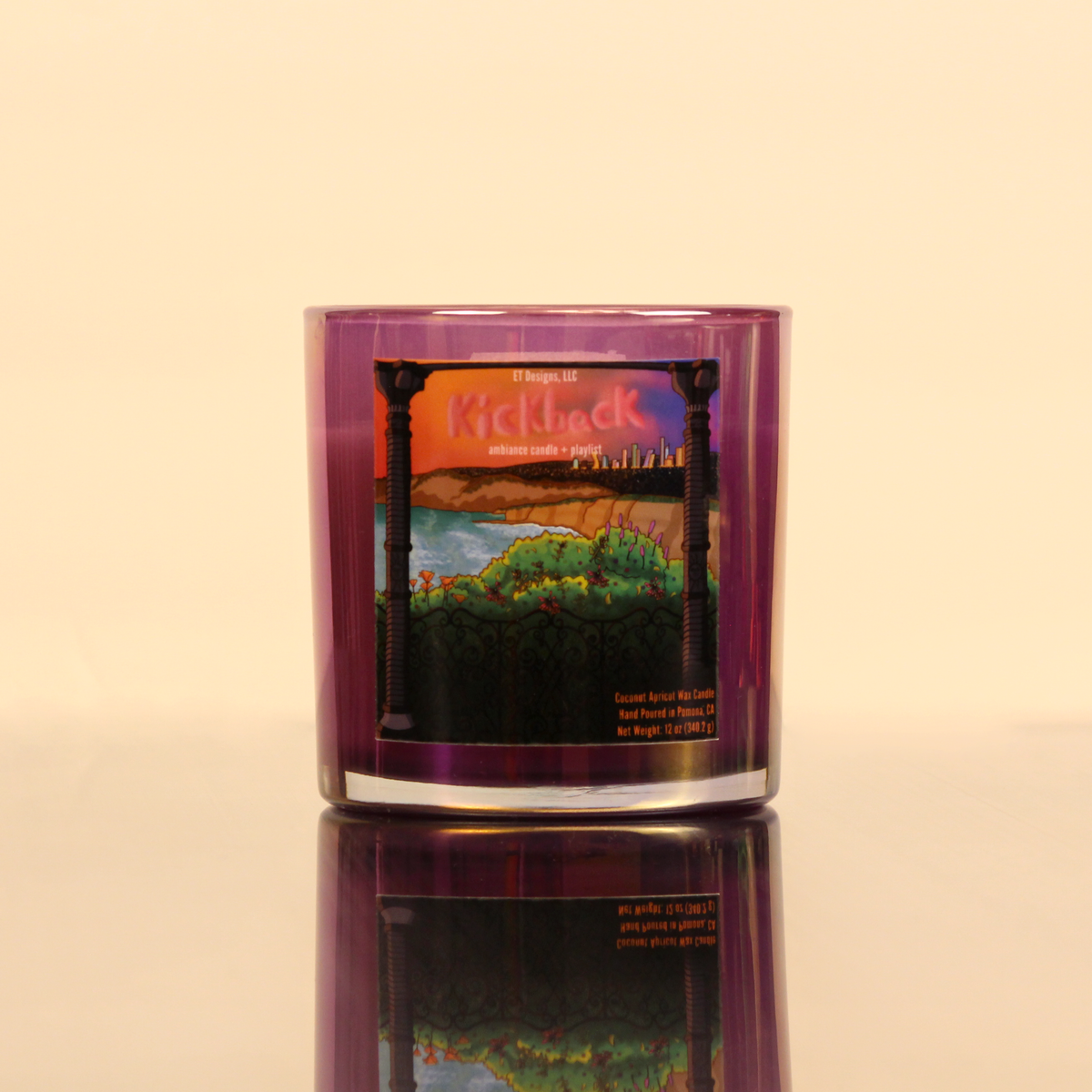 Kickback Candle + Playlist Experience