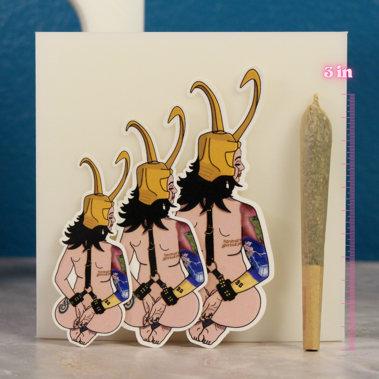 Horny Loki Sticker