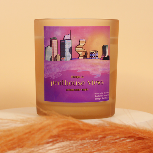 Penthouse Views Candle + Playlist Experience