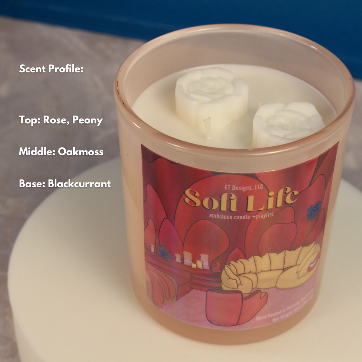 Soft Life Candle + Playlist Experience