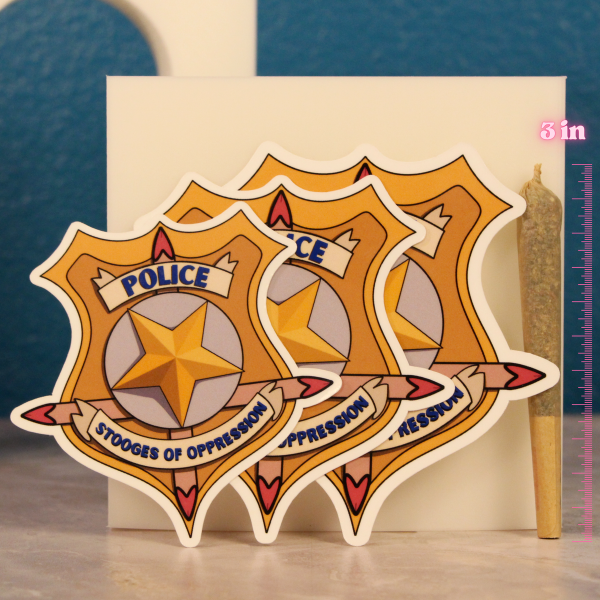 Police: Stooges of Oppression Sticker