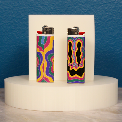 Trippy Tears Lighter Wrap Sticker