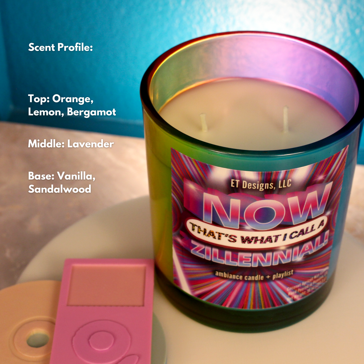 Now That's What I Call A Zillennial! Candle + Playlist Experience
