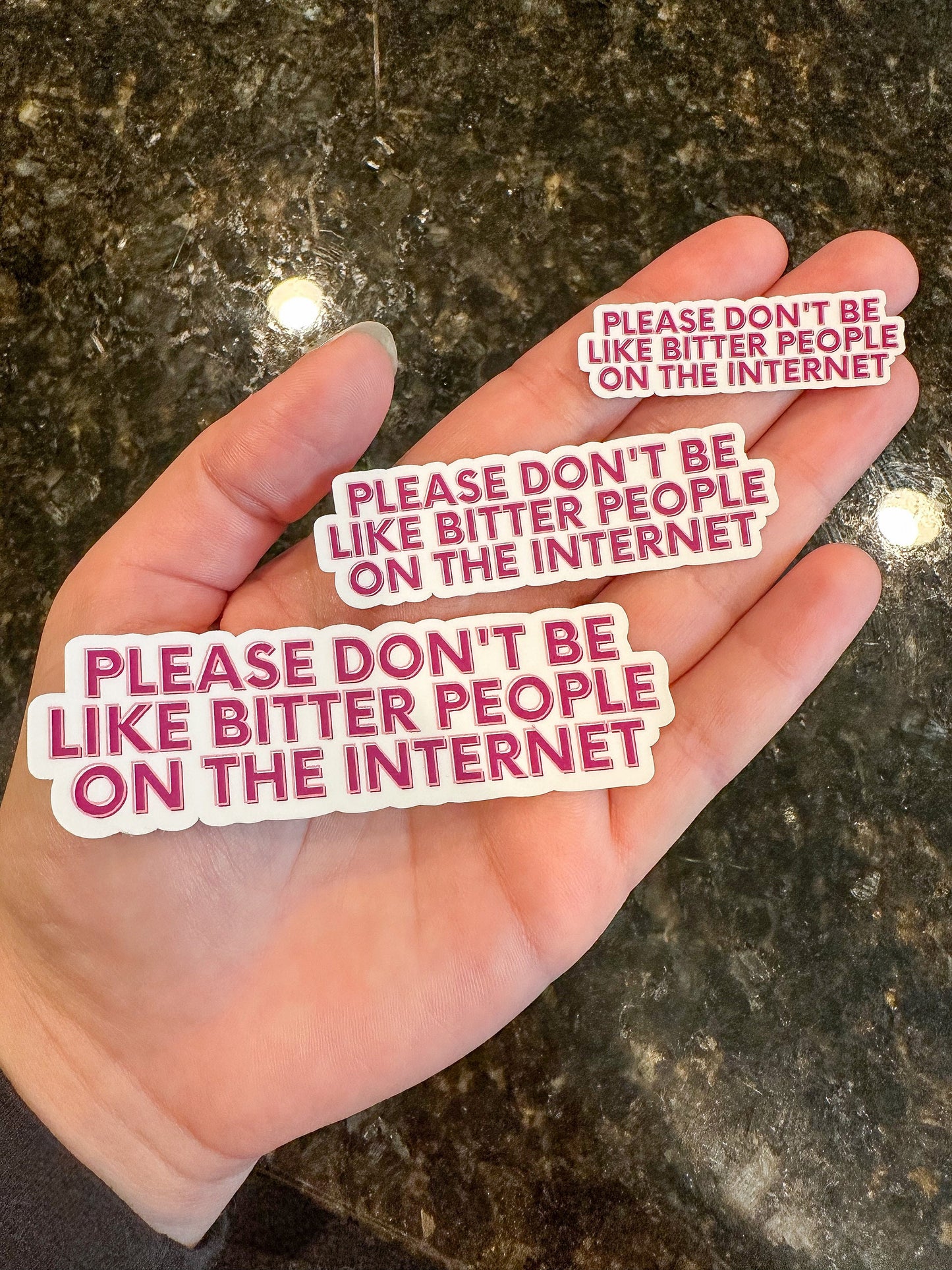 Bitter People On The Internet Sticker