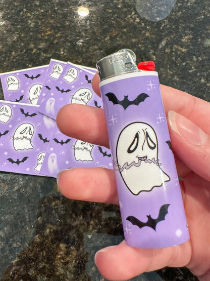 Gassed Ghost Lighter Wrap Sticker