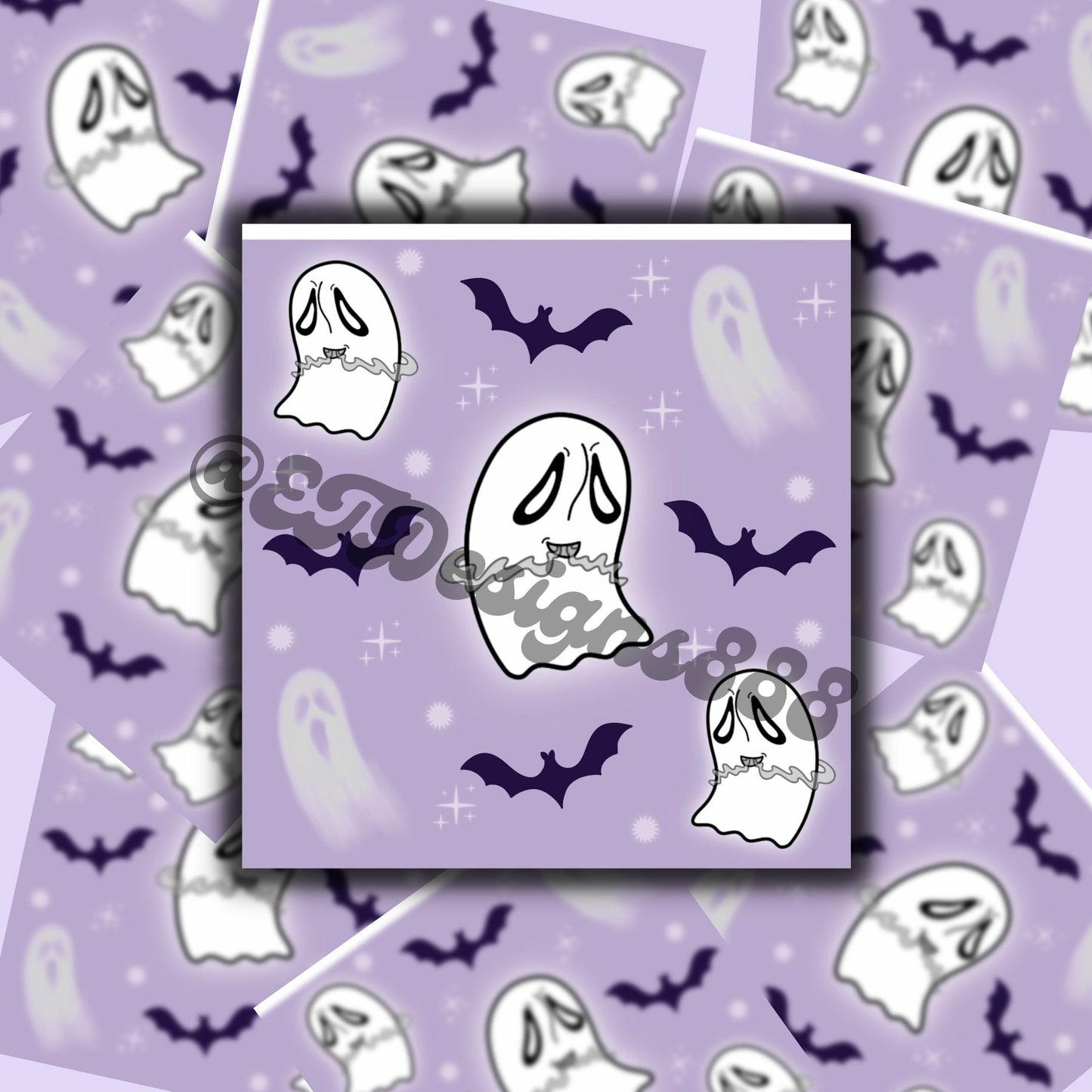 Gassed Ghost Lighter Wrap Sticker