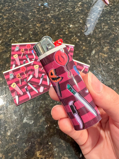 Colorful Killers Lighter Wrap Sticker